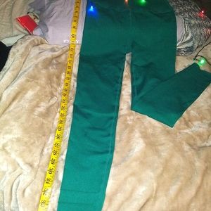 Fabletics sculptknit teal large leggings